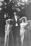 neg. LC wedding 2 bridesmaids & tall man