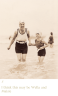 Wella and maisie in the sea
