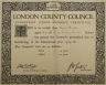 Cyril Buxton swimming certificate