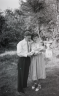 neg. Alan, Kit & baby Graham 11a garden